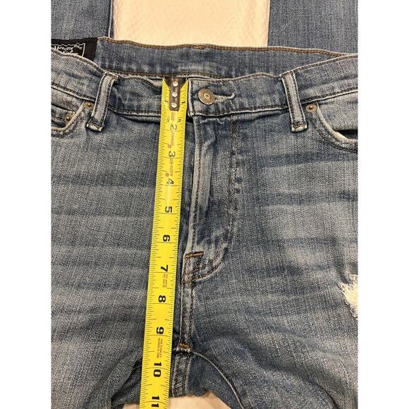 Abercrombie & Fitch Men's Langdon Skinny Blue Jeans Size 33 x 32 Stretch Denim - Picture 9 of 14